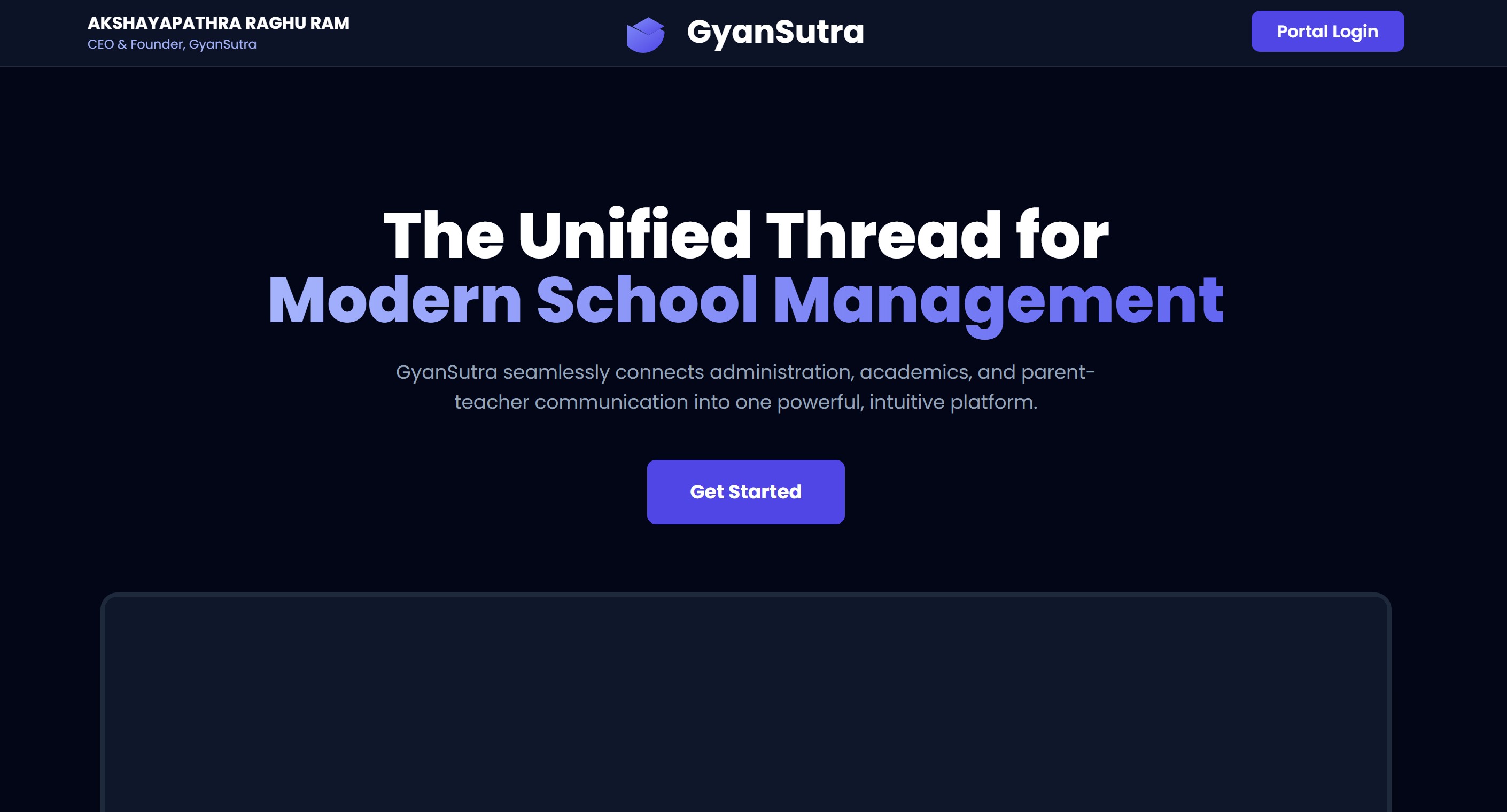 Screenshot of the fitness app